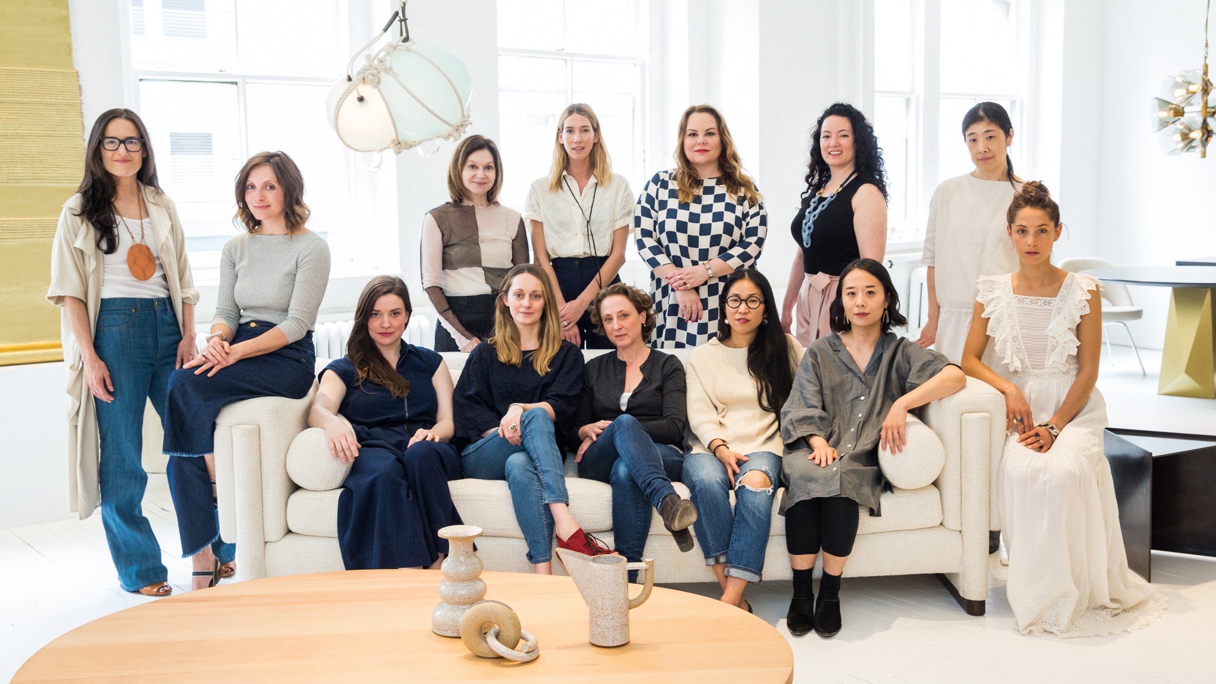 Image from Dezeen: All-women design shows are "snowballing" in New York following Trump inauguration