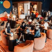 Busy coworking space